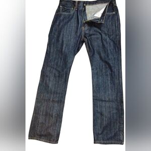 Men's Levi's Strauss 527 Jeans Size 34/32 NWOT  Dark Denim Button Zipper Closure